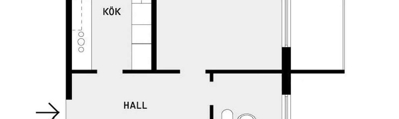 Floor plan for Radarvägen 37, 9 tr