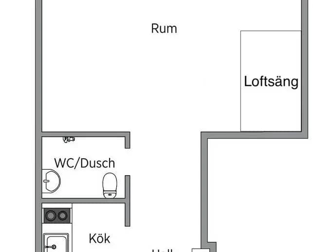 Floor plan for Alströmergatan 49