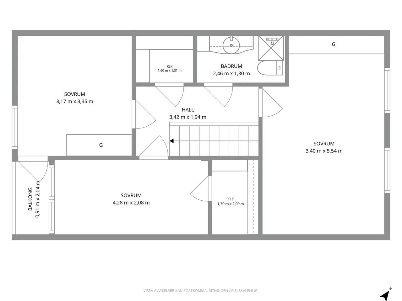 Floor plan for Bronsfyndsgatan 53