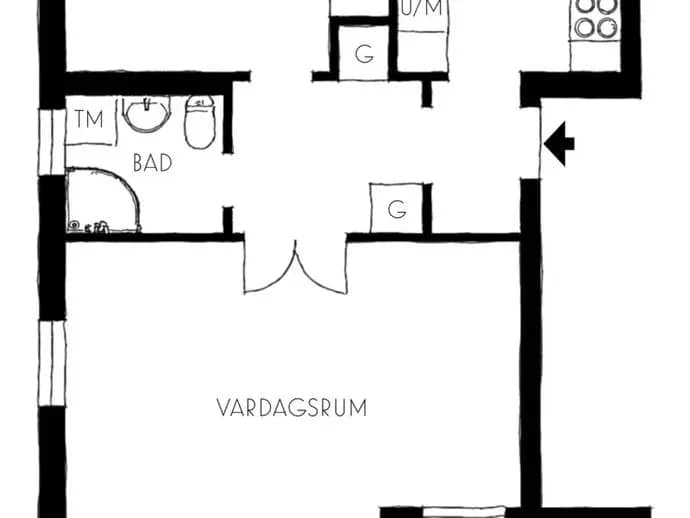 Floor plan for Terrängvägen 53