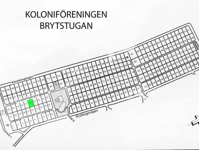 Floor plan for Linbastagatan 2, Krusbärsgången 58