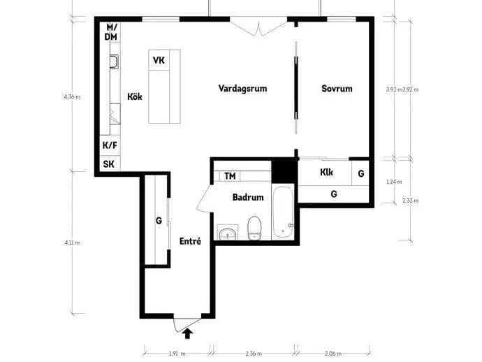 Floor plan for Smörslätten 30