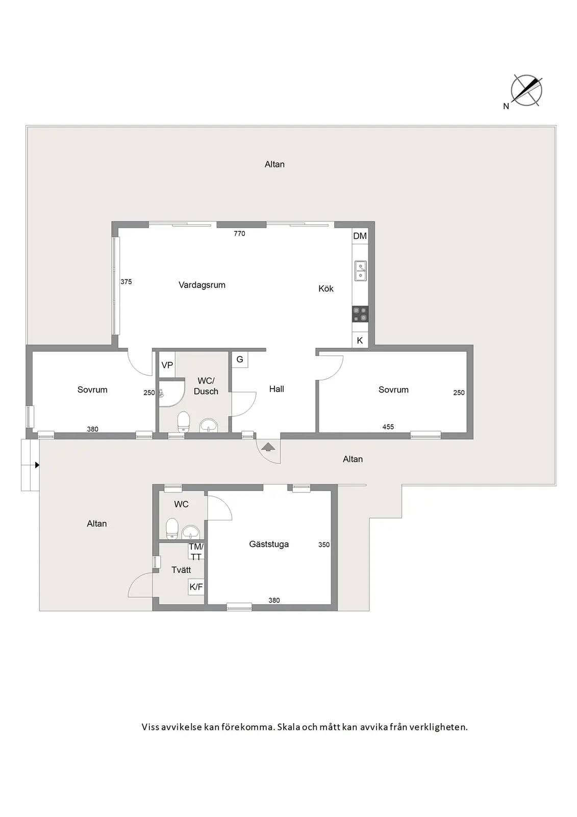 Floor plan for Krogane 541