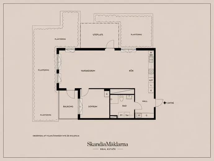 Floor plan for Fabriksvägen 8