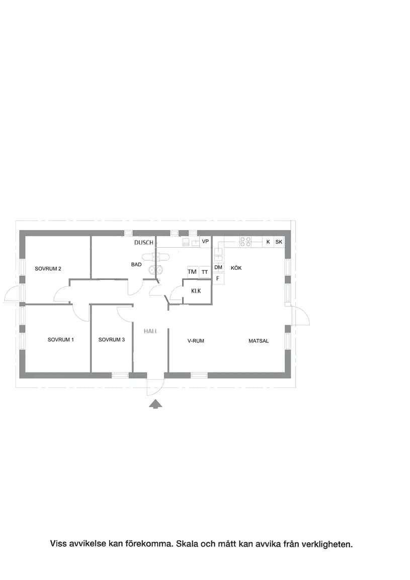 Floor plan for Karlsborgsvägen 213
