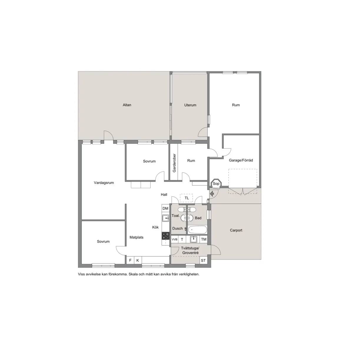 Floor plan for Baldersbrågatan 10