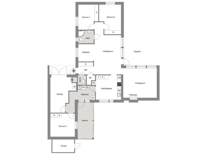 Floor plan for Astrakangatan 34