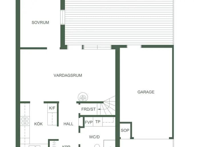Floor plan for Trollskogsvägen 10