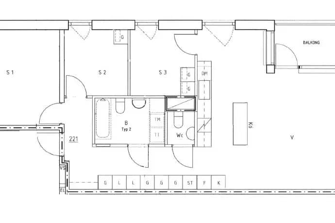 Planritning för Annedalsvägen 53