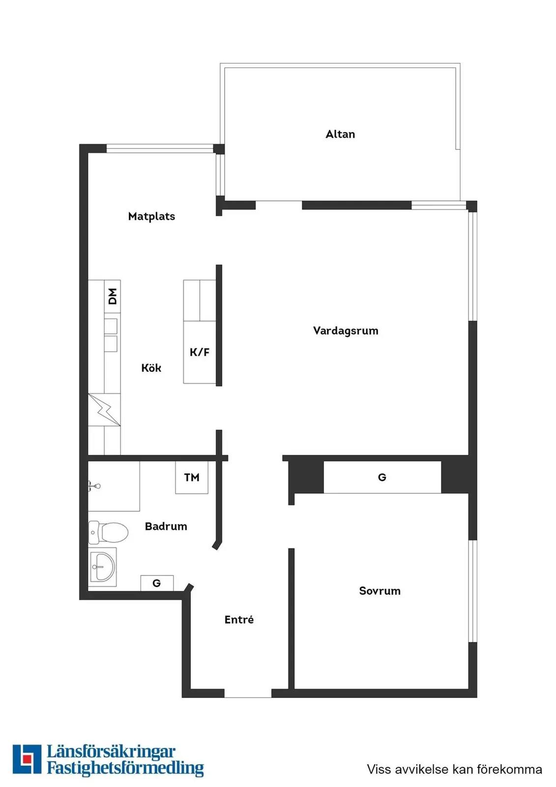 Planritning för Anarisvägen 19