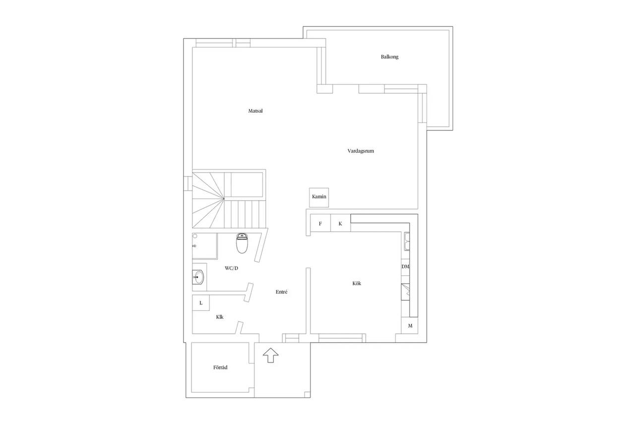 Floor plan for Bokskogsbacken 72