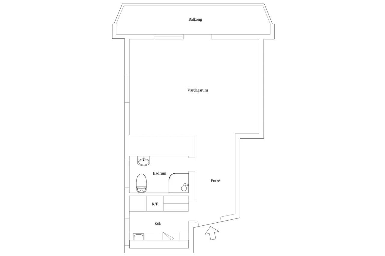 Planritning för Engelbrektsgatan 11