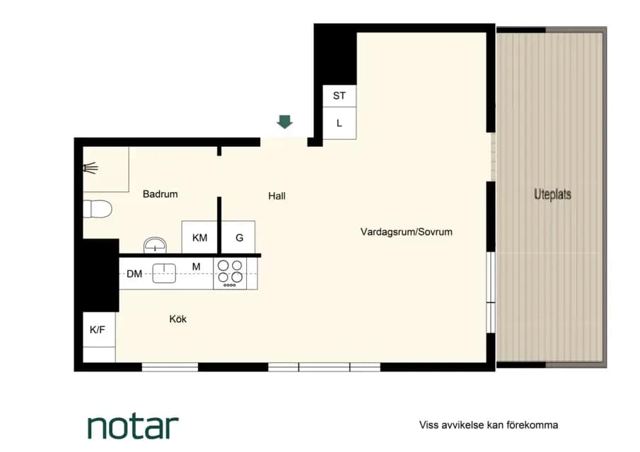 Floor plan for Vackra vägen 18