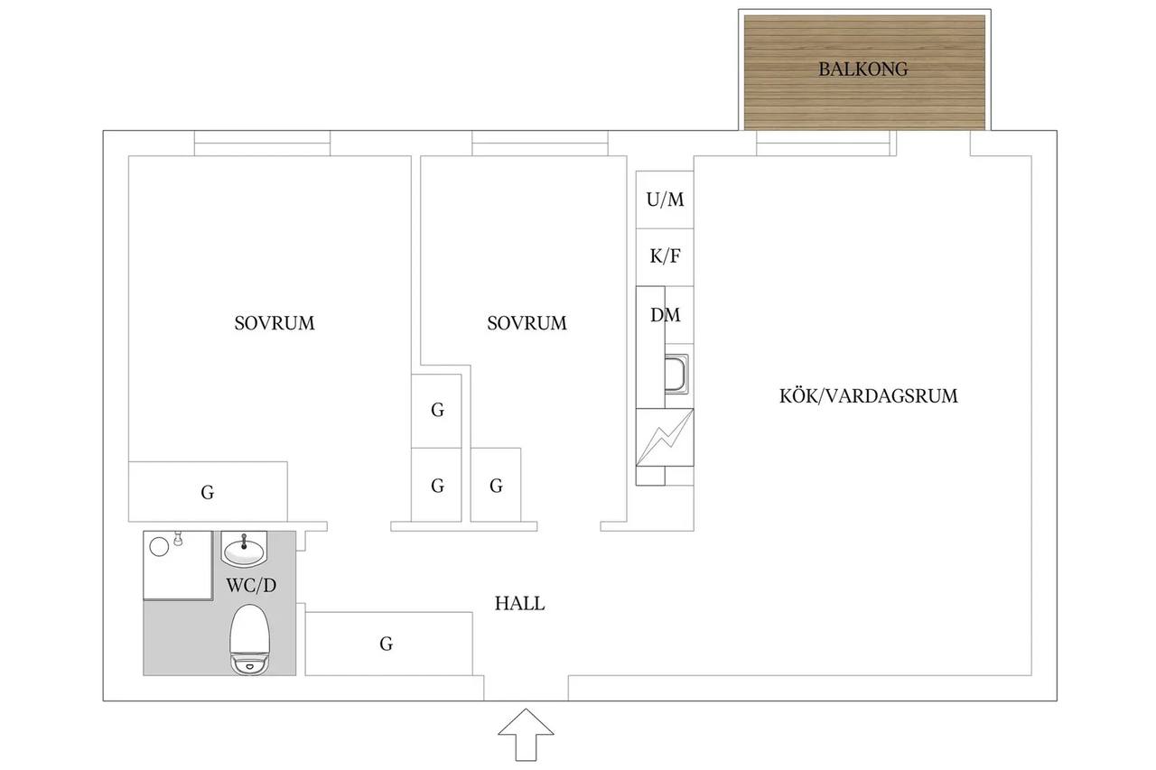 Planritning för Sturegatan 27