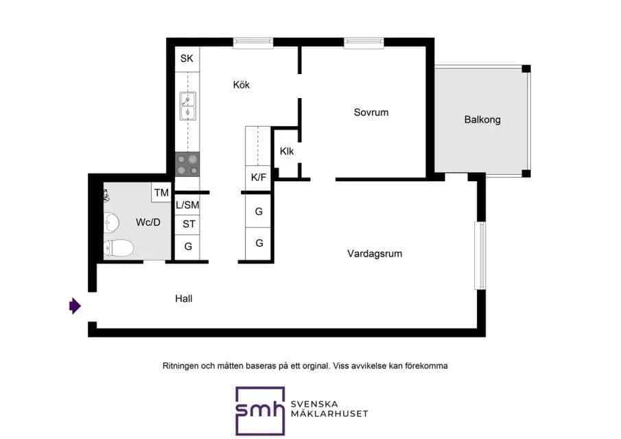 Floor plan for Björnsonsgatan 142