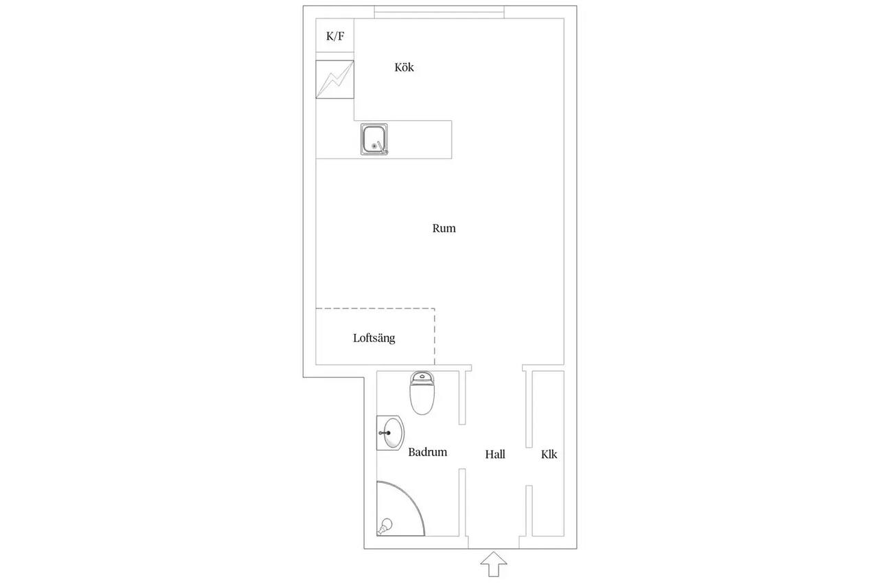 Floor plan for Osbygatan 14