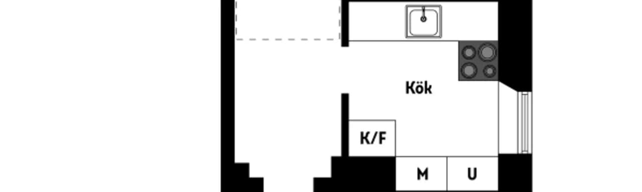 Floor plan for Wallingatan 14