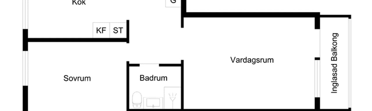 Floor plan for Nordlinds väg 100C
