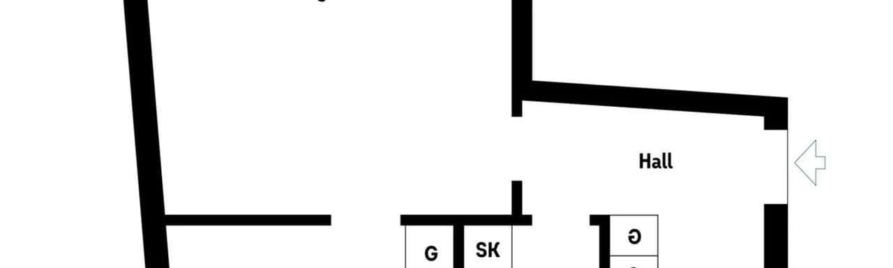 Floor plan for Kata Dalströms gata 15