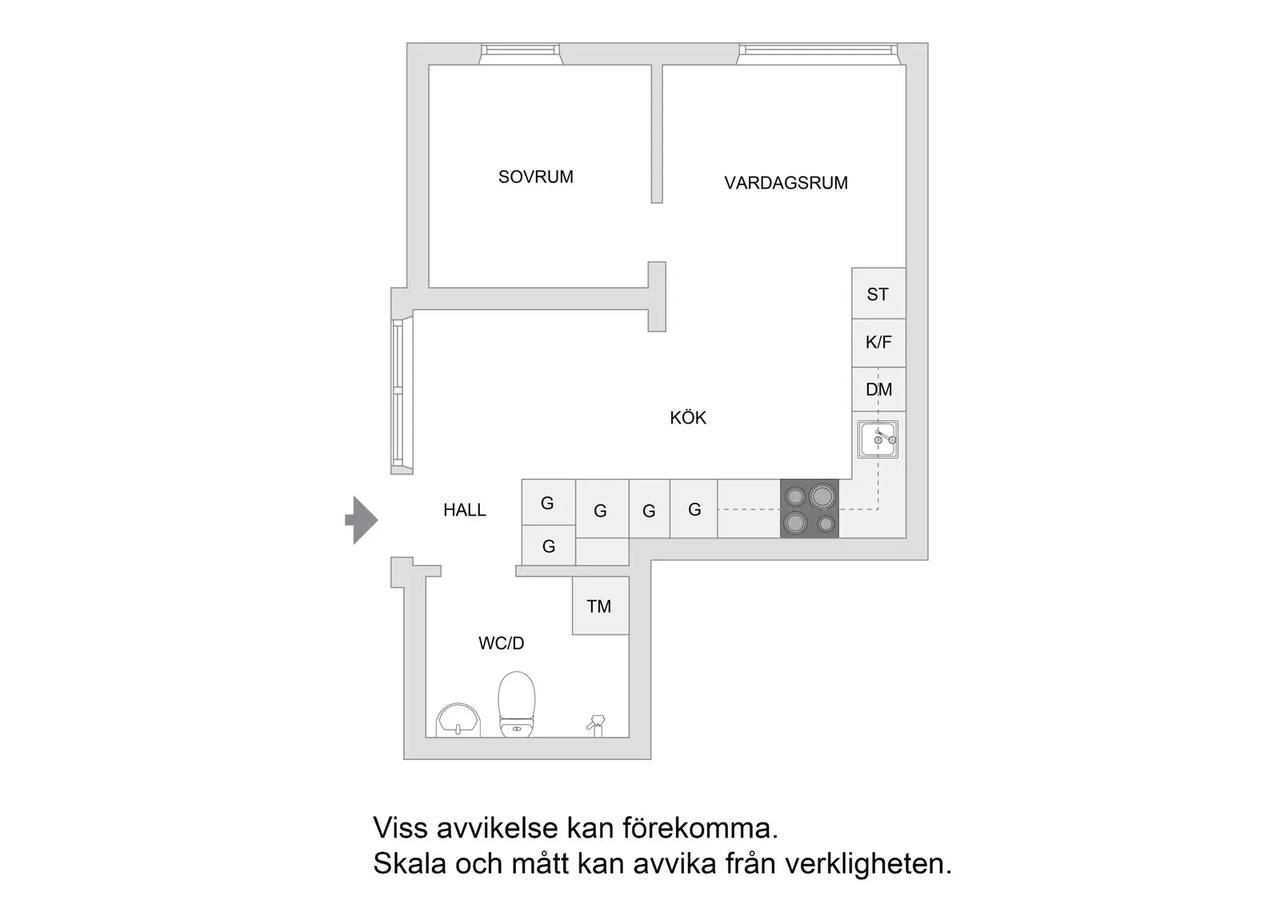 Floor plan for Täbyvägen 75