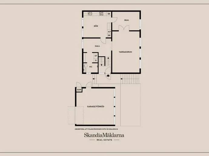 Floor plan for Skiftesvägen 11