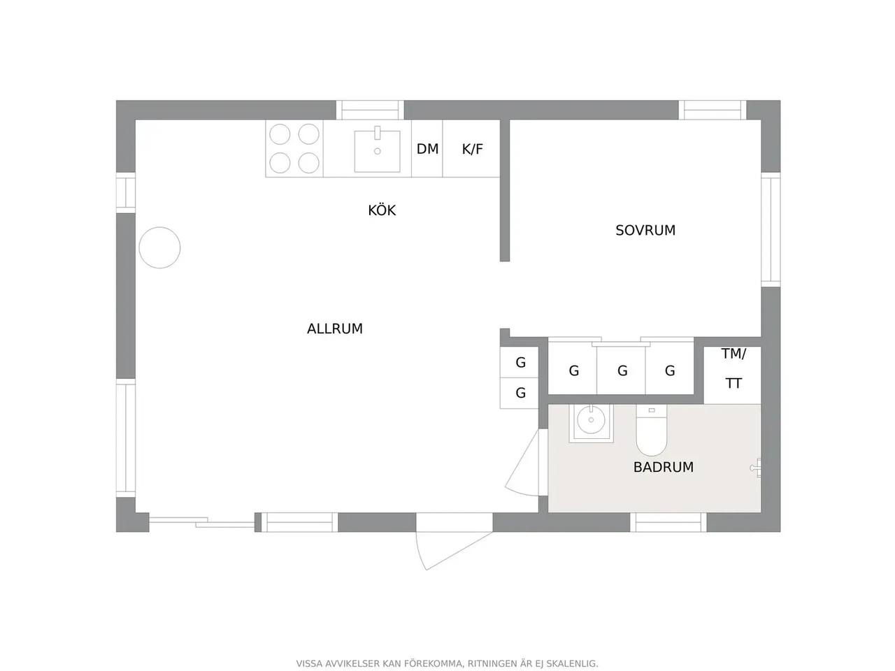 Planritning för Villavägen 60
