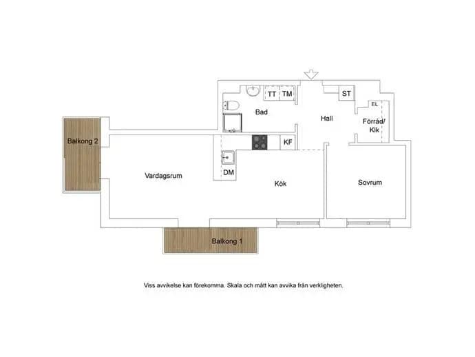 Floor plan for Kratsbodavägen 46A
