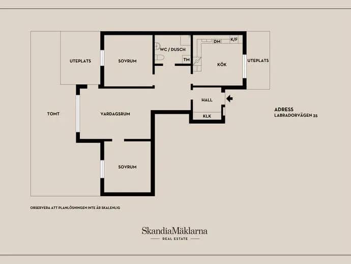 Floor plan for Labradorvägen 35
