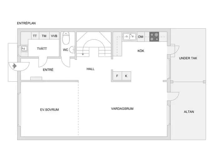 Planritning för Högbyvägen 147