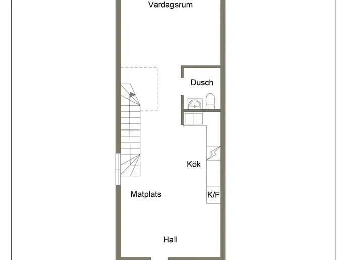 Floor plan for Vespergränd 8