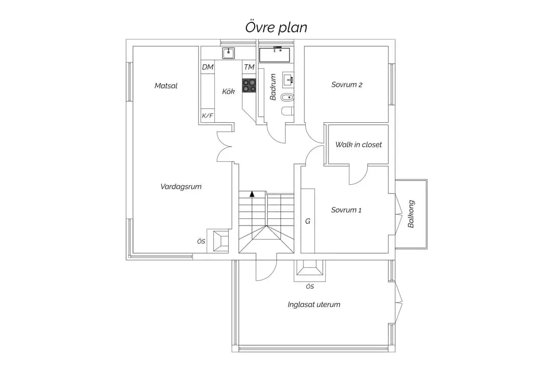 Floor plan for Personnevägen 35
