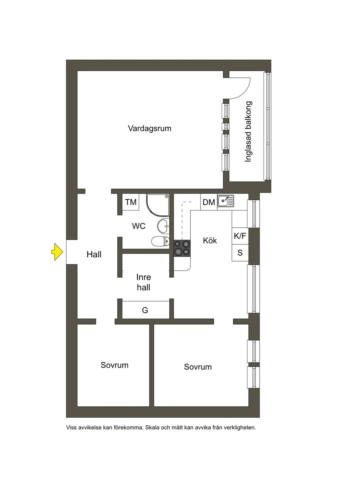 Floor plan for Sätraängsvägen 138