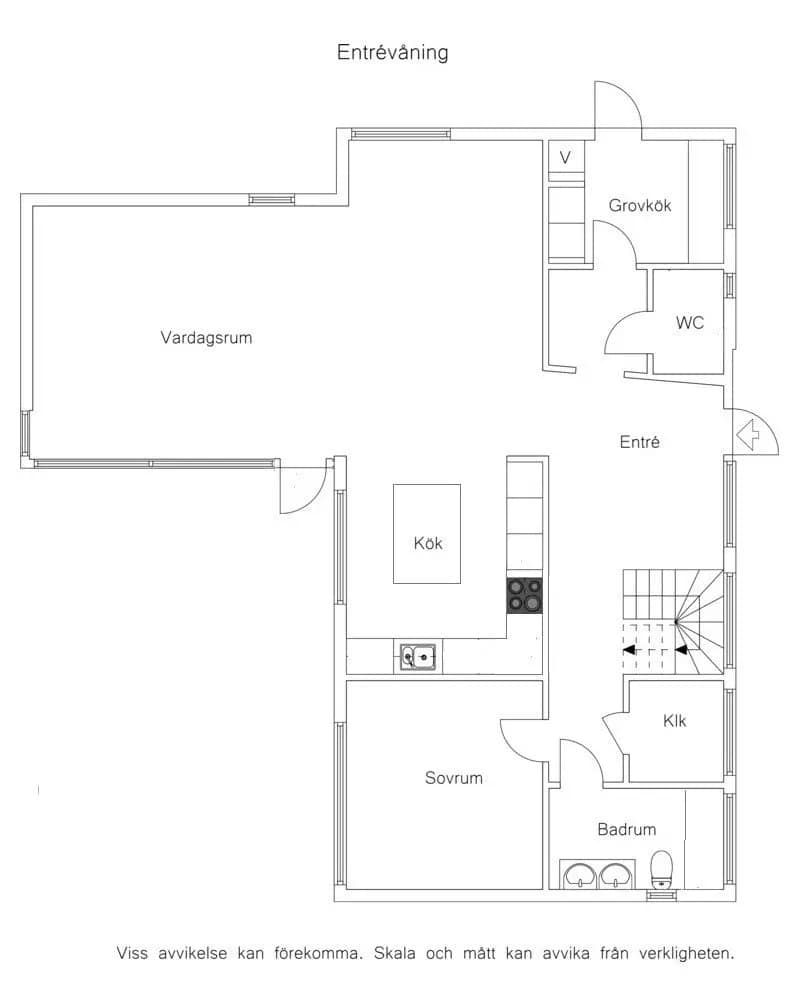 Planritning för Örtagårdsgatan 28