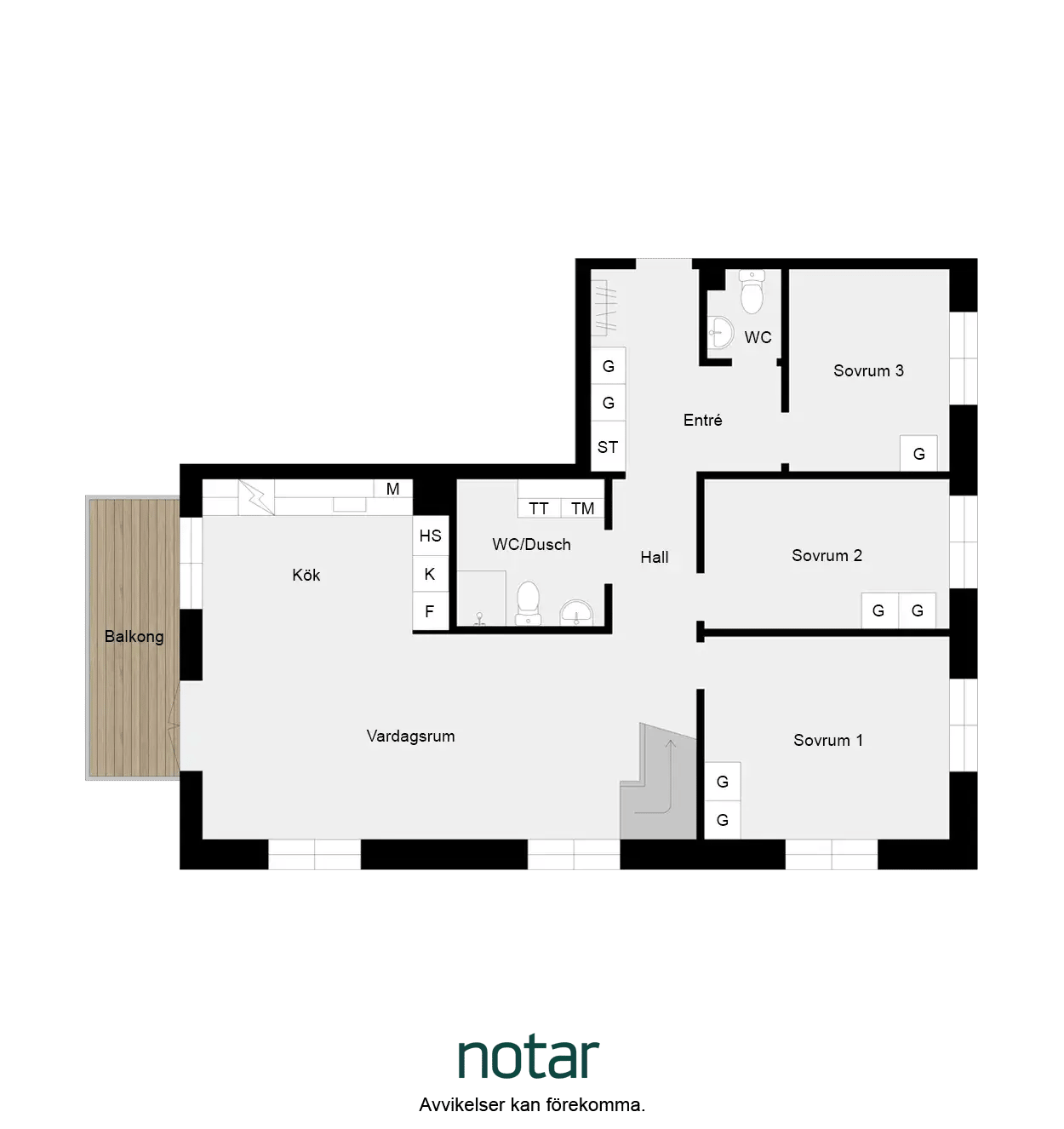 Floor plan for Vikhems bygata 108