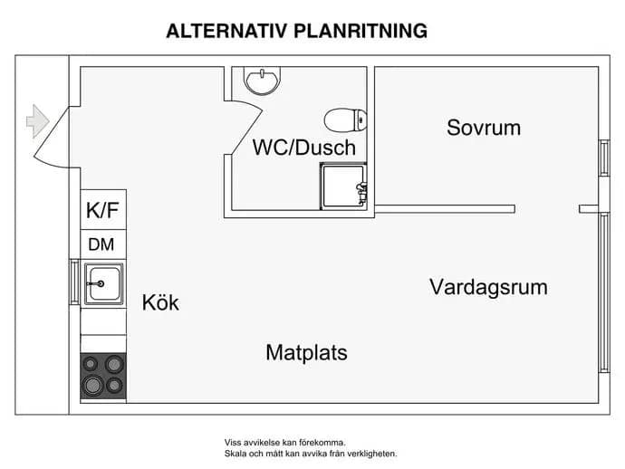 Floor plan for Horisontvägen 16