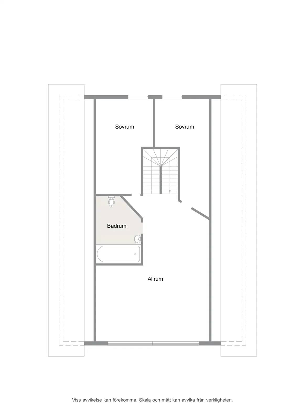 Planritning för Månskensvägen 2