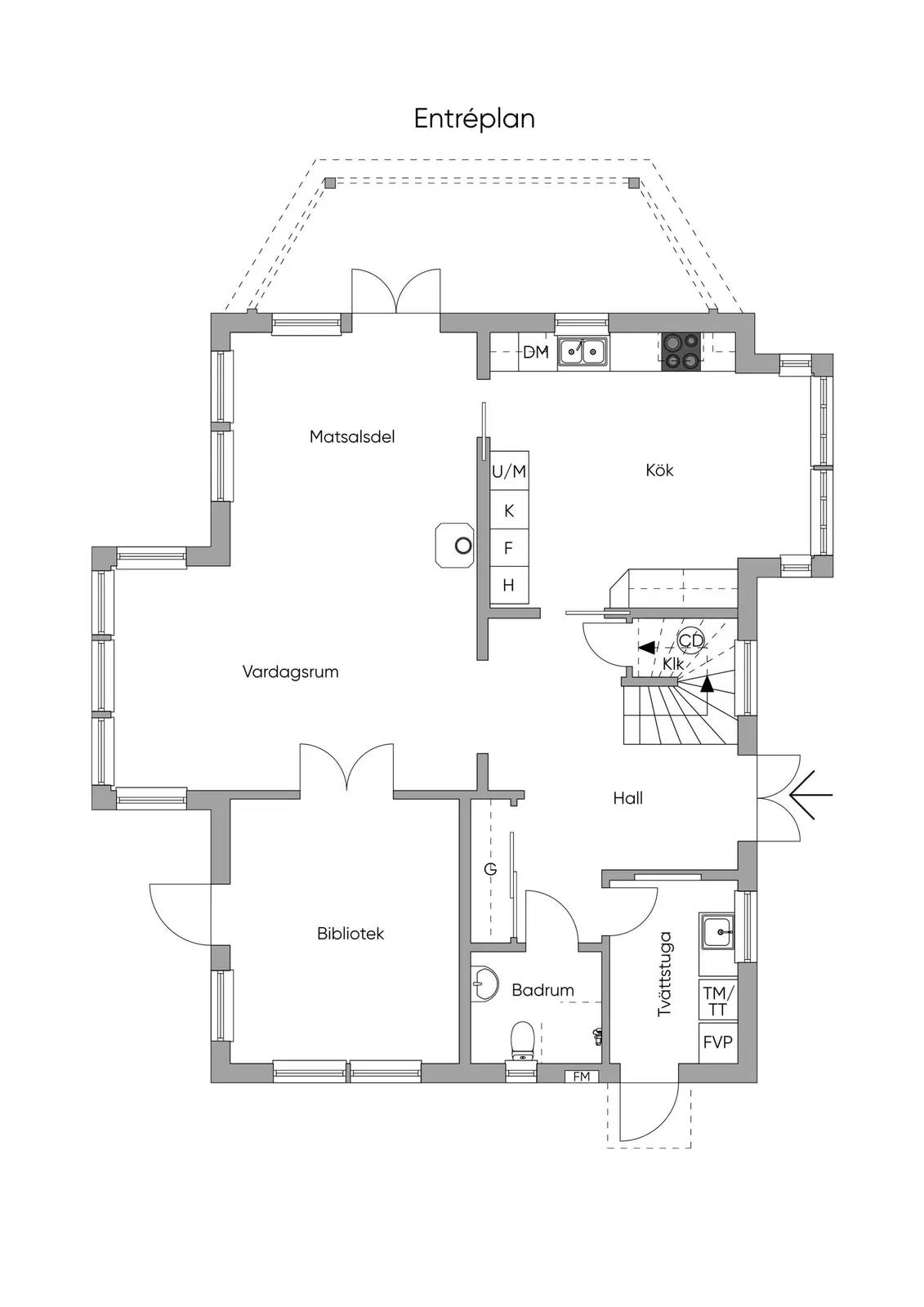 Floor plan for Skåvsjöparksvägen 6