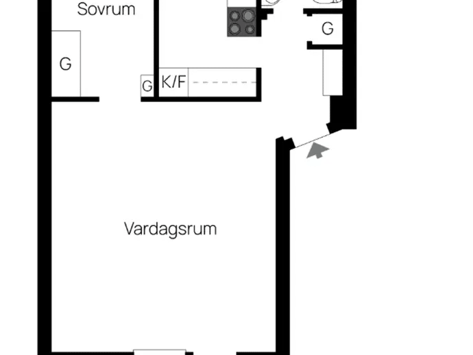 Floor plan for Galonvägen 44