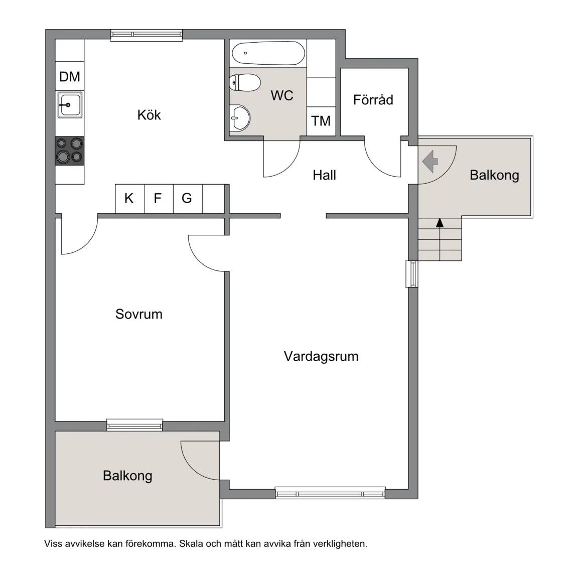 Floor plan for Mortelvägen 4