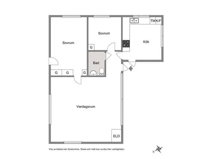 Planritning för Emil Pers väg 6