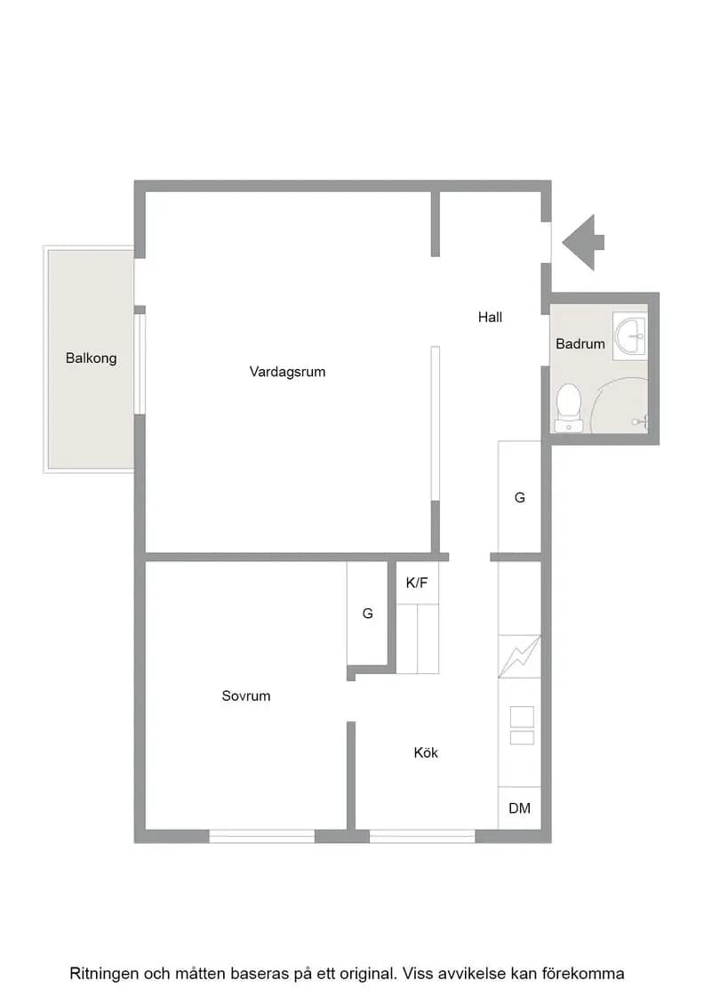 Floor plan for Getbergsvägen 5