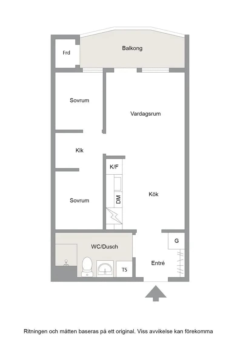 Floor plan for Stöten Mitt 438