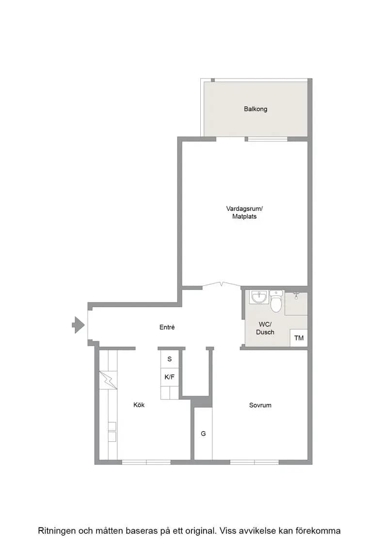 Floor plan for Furuhällsgatan 22B