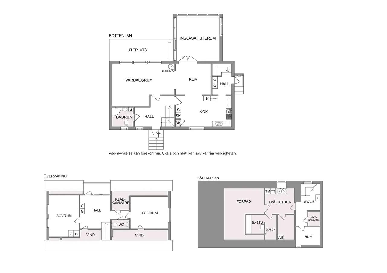 Planritning för Algutsrum 158