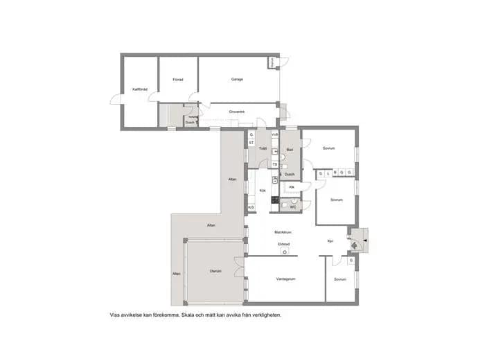 Floor plan for Ärtvägen 8