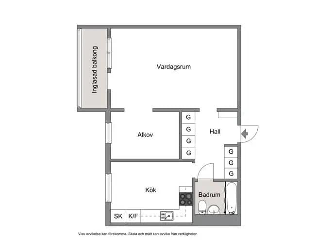 Planritning för Kapellvägen 3