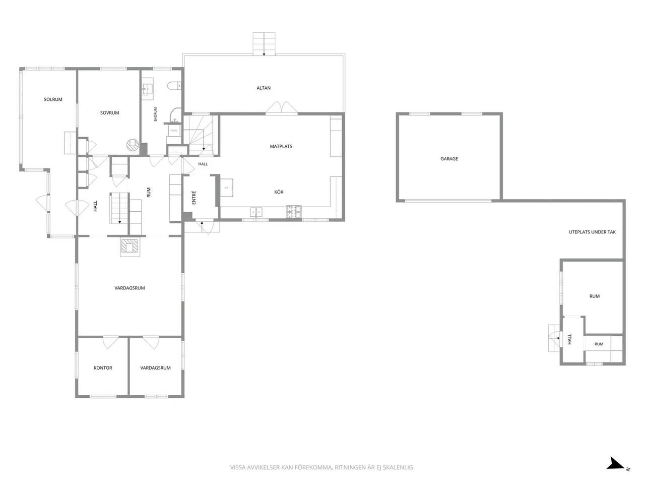 Floor plan for Lundby 201