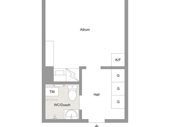 Floor plan for Hagavägen 15