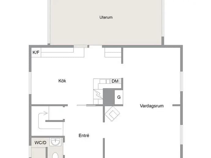 Floor plan for Harnäsvägen 49