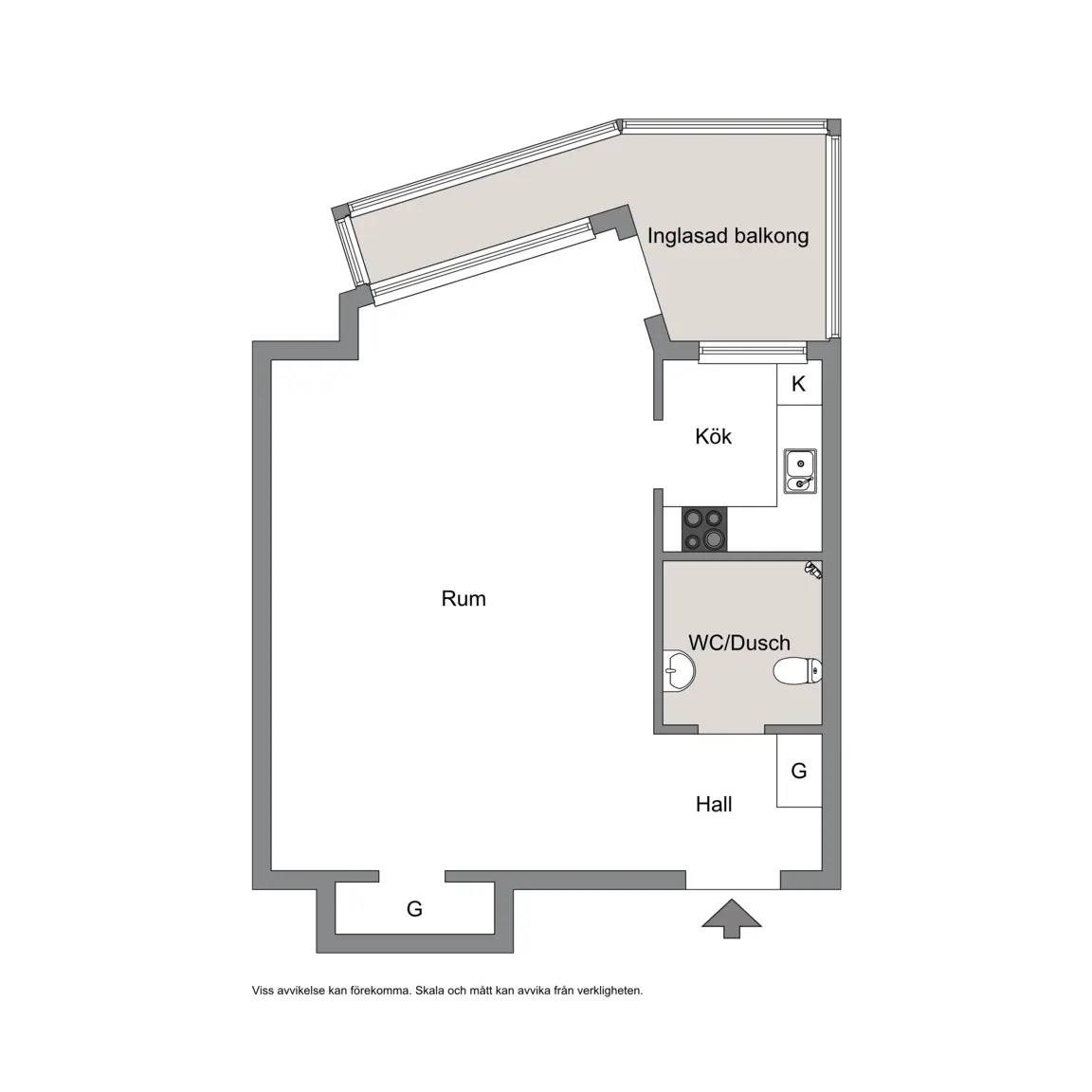 Planritning för Konduktörsgatan 6